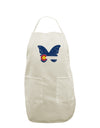 TooLoud Grunge Colorado Butterfly Flag White Plus Size Apron-Bib Apron-TooLoud-Davson Sales