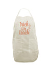 TooLoud Trick or Teach White Plus Size Apron-Bib Apron-TooLoud-Davson Sales