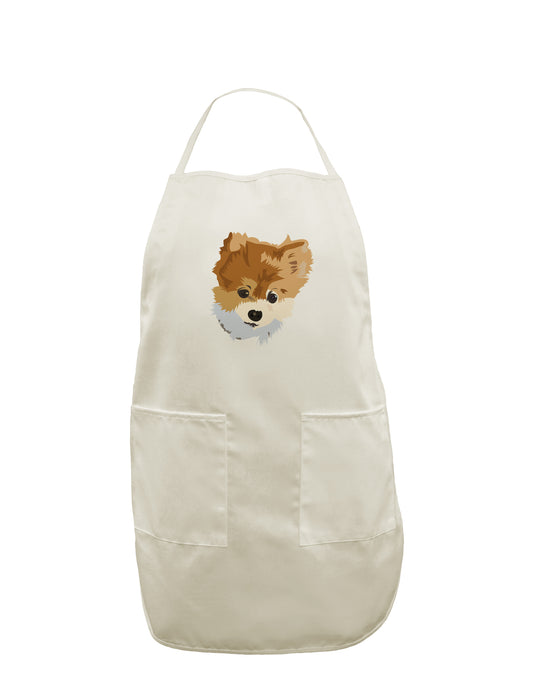 Custom Pet Art White Plus Size Apron by TooLoud-TooLoud-White-OSFM-PlusSize-Davson Sales