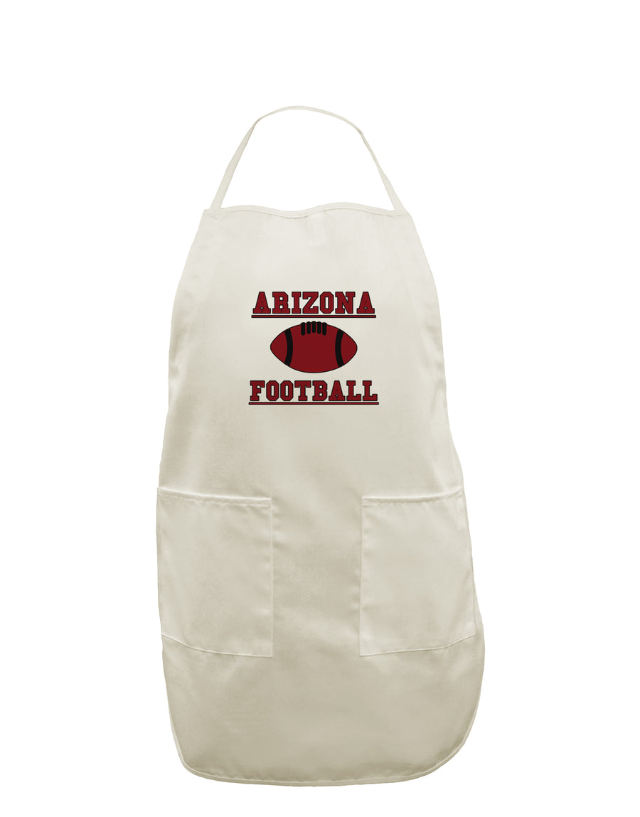 Arizona Football White Plus Size Apron by TooLoud-Bib Apron-TooLoud-White-OSFM-PlusSize-Davson Sales