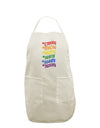 TooLoud Pride Flag Hex Code White Plus Size Apron-Bib Apron-TooLoud-Davson Sales