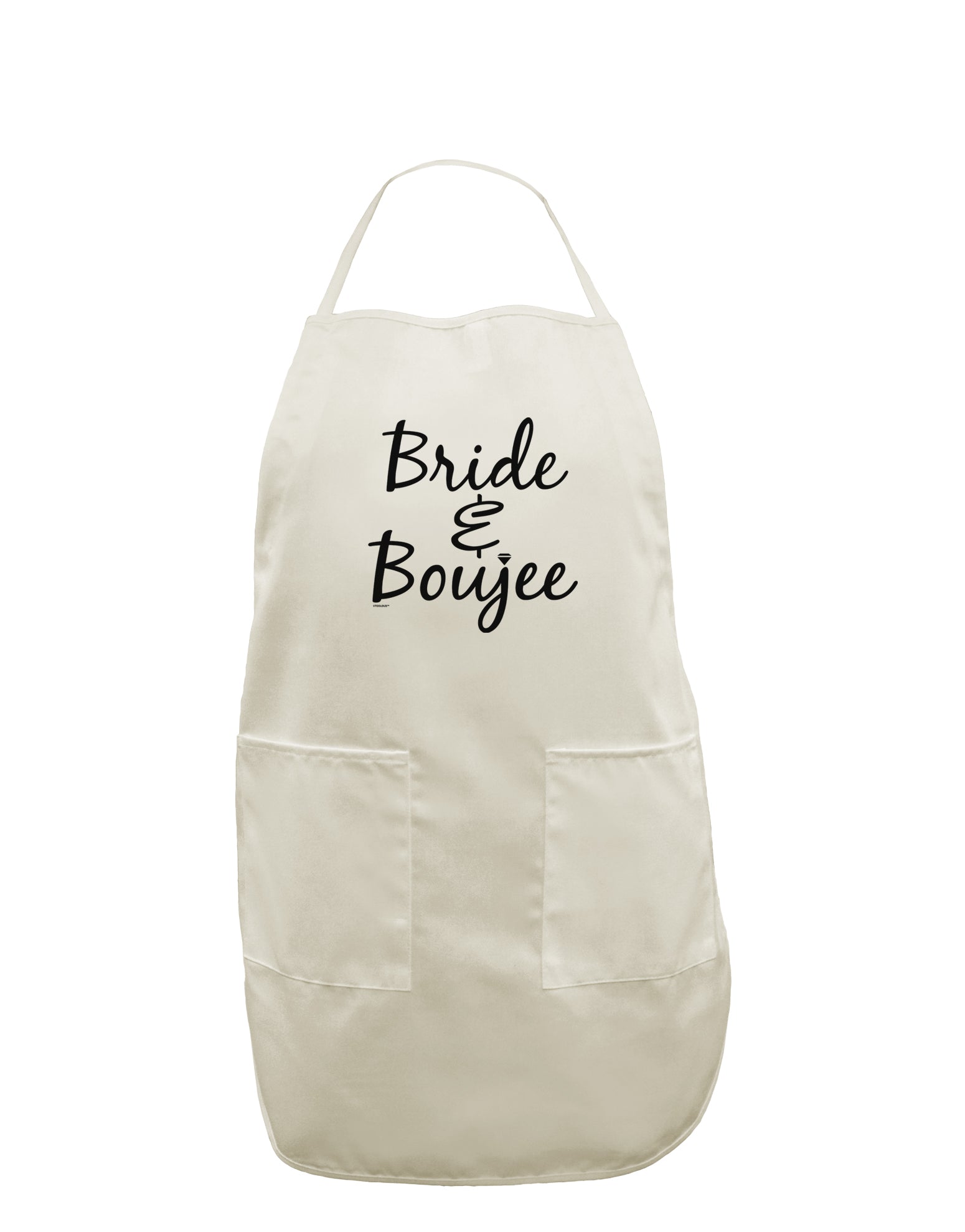 TooLoud Bride and Boujee White Plus Size Apron-Bib Apron-TooLoud-Davson Sales