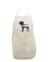 TooLoud Grunge Colorado Emblem Flag White Plus Size Apron-Bib Apron-TooLoud-Davson Sales