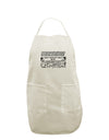 TooLoud Warning, do not touch my tools or my Daughter White Plus Size Apron-Bib Apron-TooLoud-Davson Sales