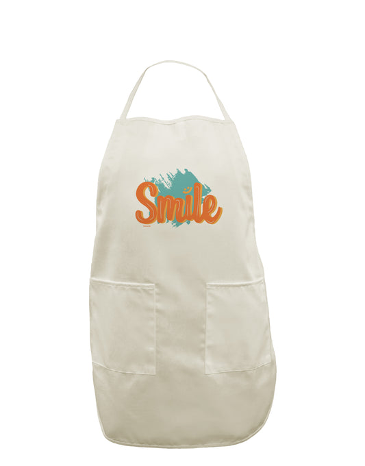 TooLoud Smile White Plus Size Apron-Bib Apron-TooLoud-Davson Sales