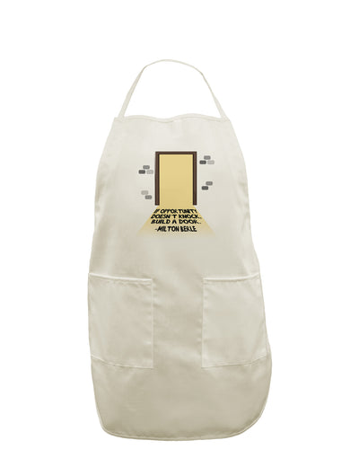 Build A Door White Plus Size Apron-Bib Apron-TooLoud-White-OSFM-PlusSize-Davson Sales