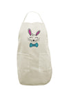 TooLoud Happy Easter Bunny Face White Plus Size Apron-Bib Apron-TooLoud-Davson Sales