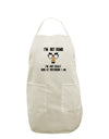 TooLoud I'm not Dumb I'm Just really good at pretending I am White Plus Size Apron-Bib Apron-TooLoud-Davson Sales