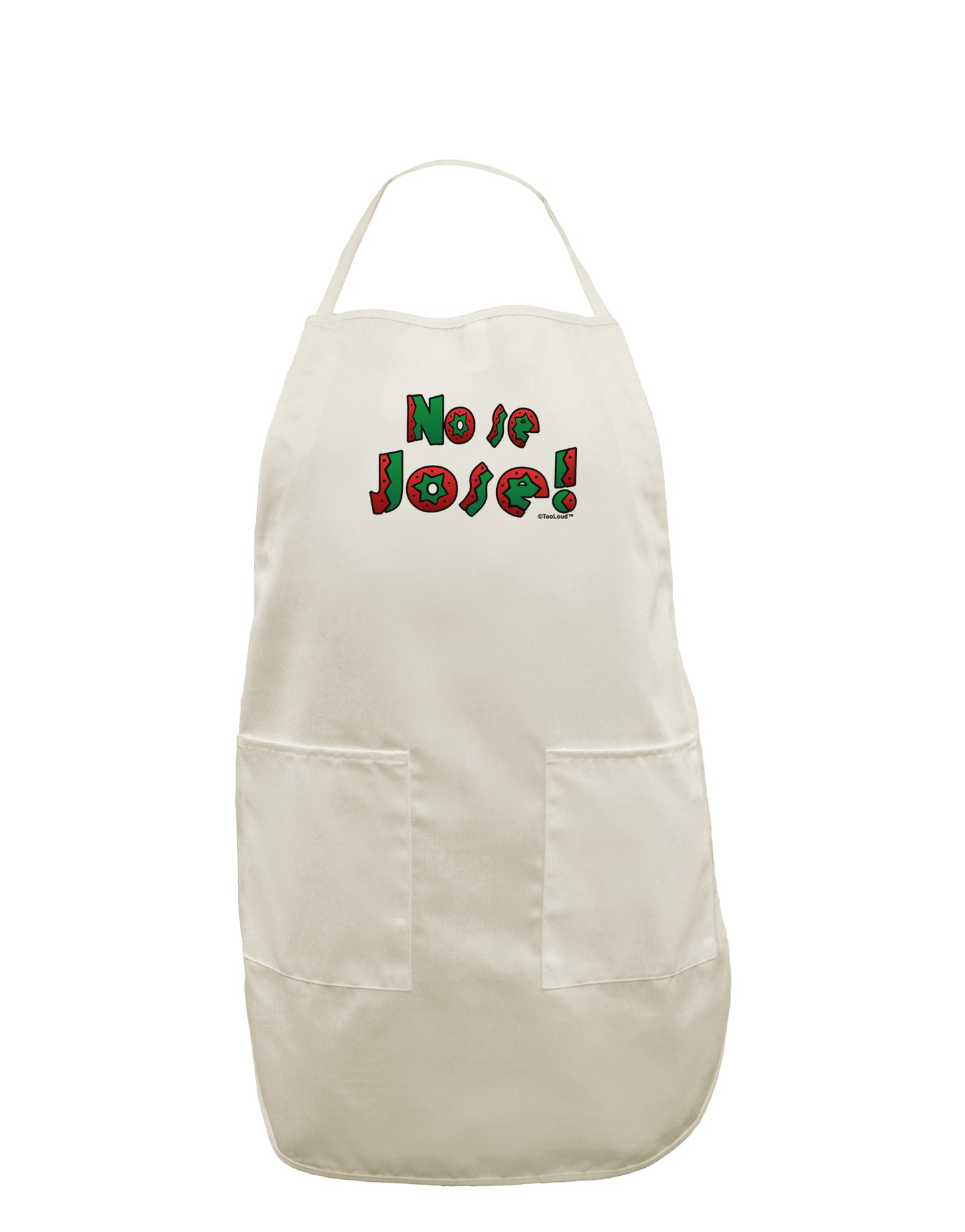 No Se Jose White Plus Size Apron-Bib Apron-TooLoud-White-OSFM-PlusSize-Davson Sales
