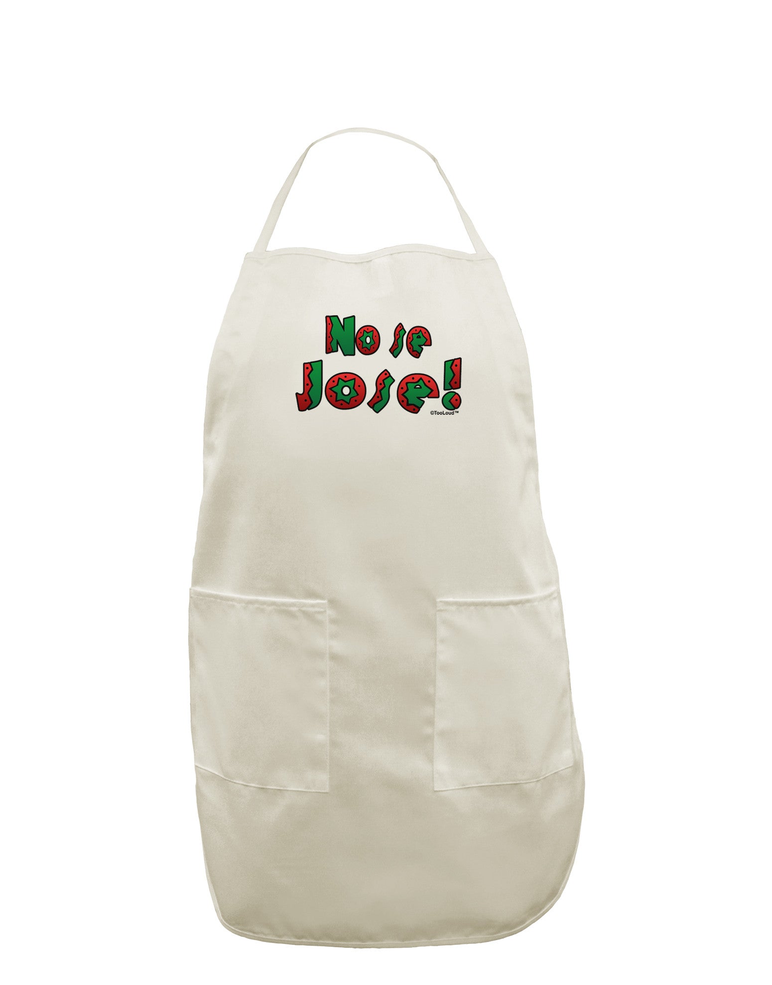 No Se Jose White Plus Size Apron-Bib Apron-TooLoud-White-OSFM-PlusSize-Davson Sales