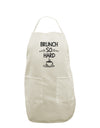 TooLoud Brunch So Hard Eggs and Coffee White Plus Size Apron-Bib Apron-TooLoud-Davson Sales