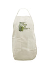 TooLoud Don't Worry Be Hoppy White Plus Size Apron-Bib Apron-TooLoud-Davson Sales