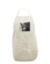 Staring Black Bear White Plus Size Apron-Bib Apron-TooLoud-White-OSFM-PlusSize-Davson Sales