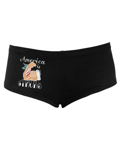 TooLoud America is Strong We will Overcome This Womens Boyshorts-Boyshorts-TooLoud-Black-Small-Davson Sales