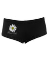 Pretty Daisy - Flower Child Women's Dark Boyshorts-Boyshorts-TooLoud-Black-Small-Davson Sales