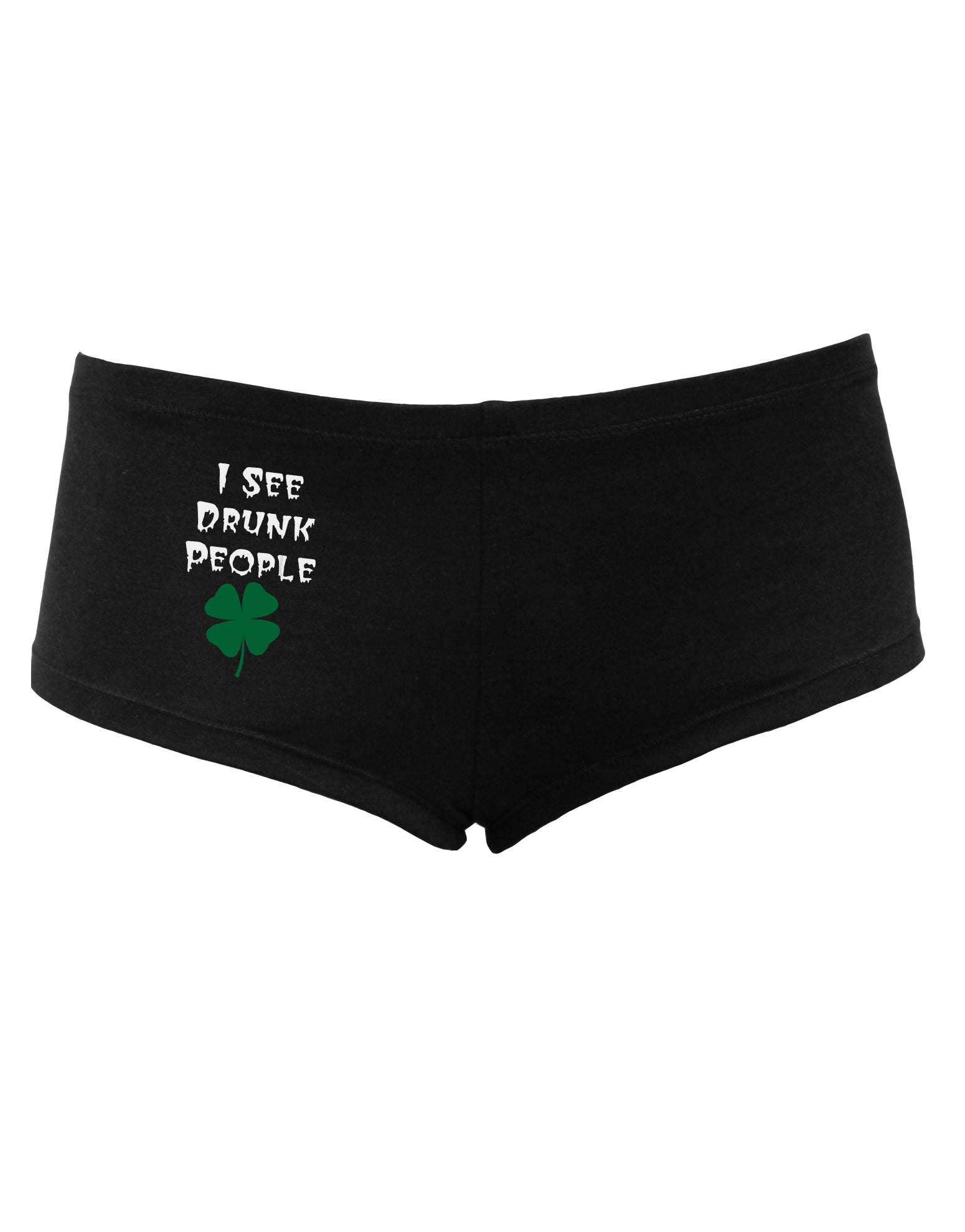 I See Drunk People Funny Women's Dark Boyshorts by TooLoud-Boyshorts-TooLoud-Black-Small-Davson Sales