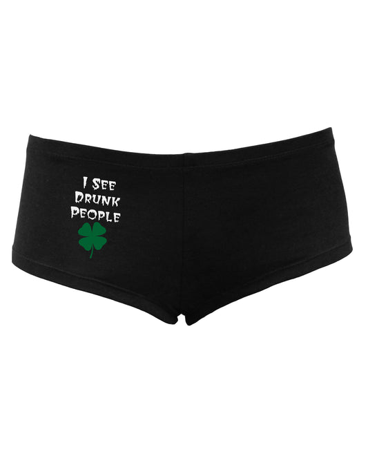 I See Drunk People Funny Women's Dark Boyshorts by TooLoud-Boyshorts-TooLoud-Black-Small-Davson Sales