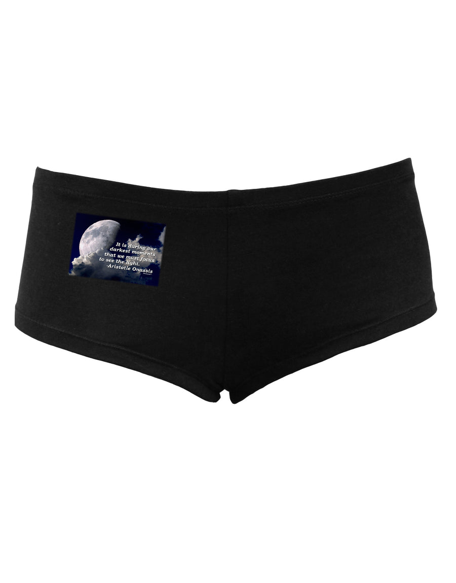 Our Darkest Moments Women's Dark Boyshorts-Boyshorts-TooLoud-Black-Small-Davson Sales