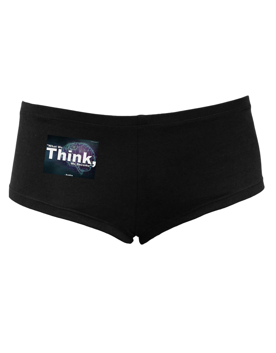 What We Think Buddha Women's Dark Boyshorts-Boyshorts-TooLoud-Black-Small-Davson Sales