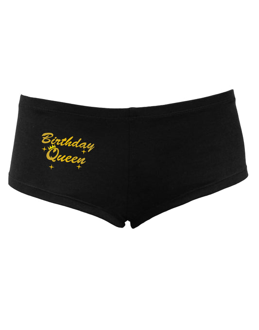 Birthday Queen Text Women's Dark Boyshorts by TooLoud-Boyshorts-TooLoud-Black-Small-Davson Sales