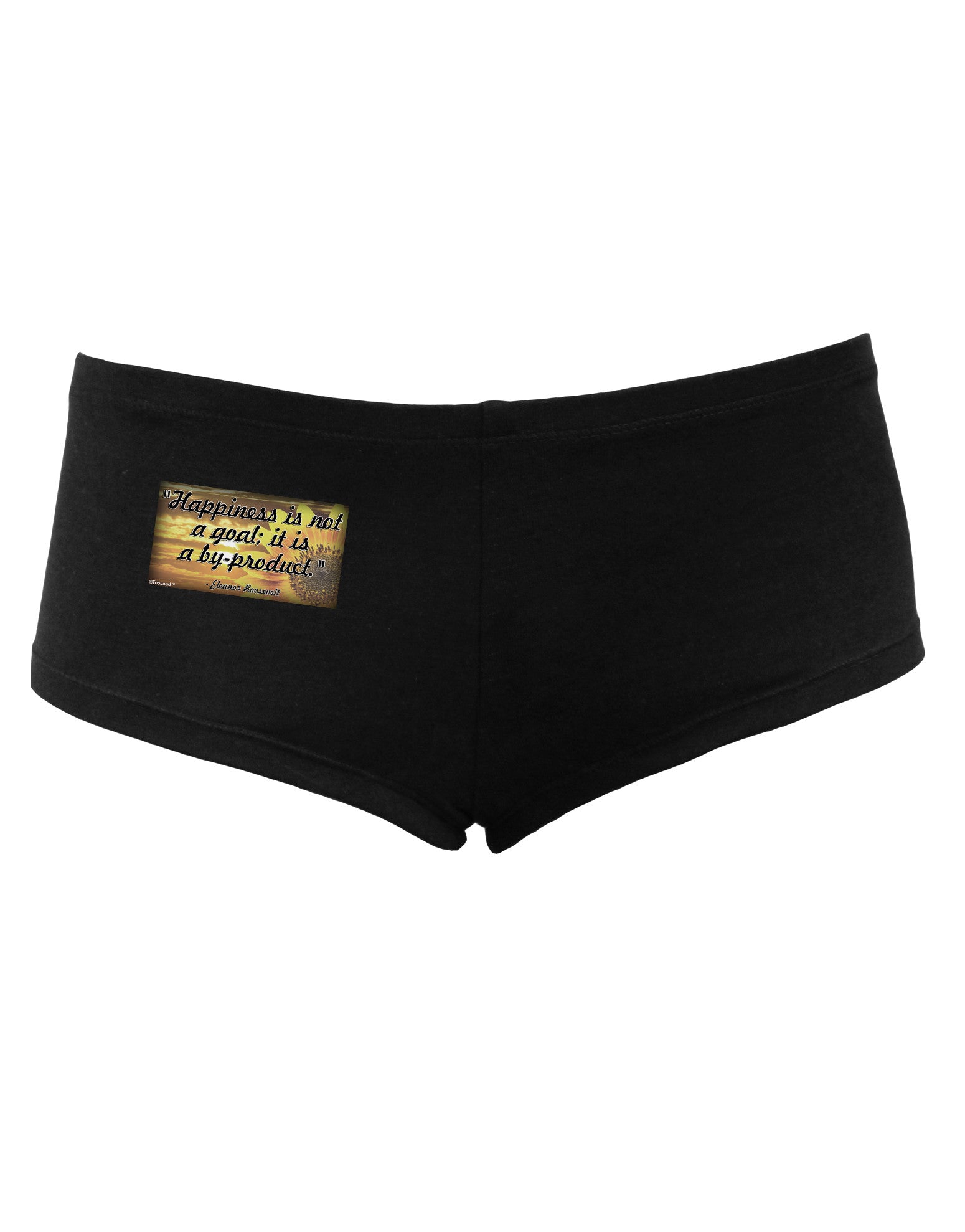 Happiness Is Not A Goal Women's Dark Boyshorts by TooLoud-Boyshorts-TooLoud-Black-Small-Davson Sales