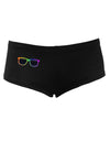 Pride Rainbow Glasses Women's Dark Boyshorts by TooLoud-Boyshorts-TooLoud-Black-Small-Davson Sales