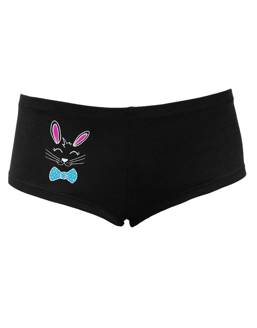 TooLoud Happy Easter Bunny Face Womens Boyshorts-Boyshorts-TooLoud-White-Small-Davson Sales