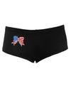 Patriotic Bow Women's Dark Boyshorts-Boyshorts-TooLoud-Black-Small-Davson Sales