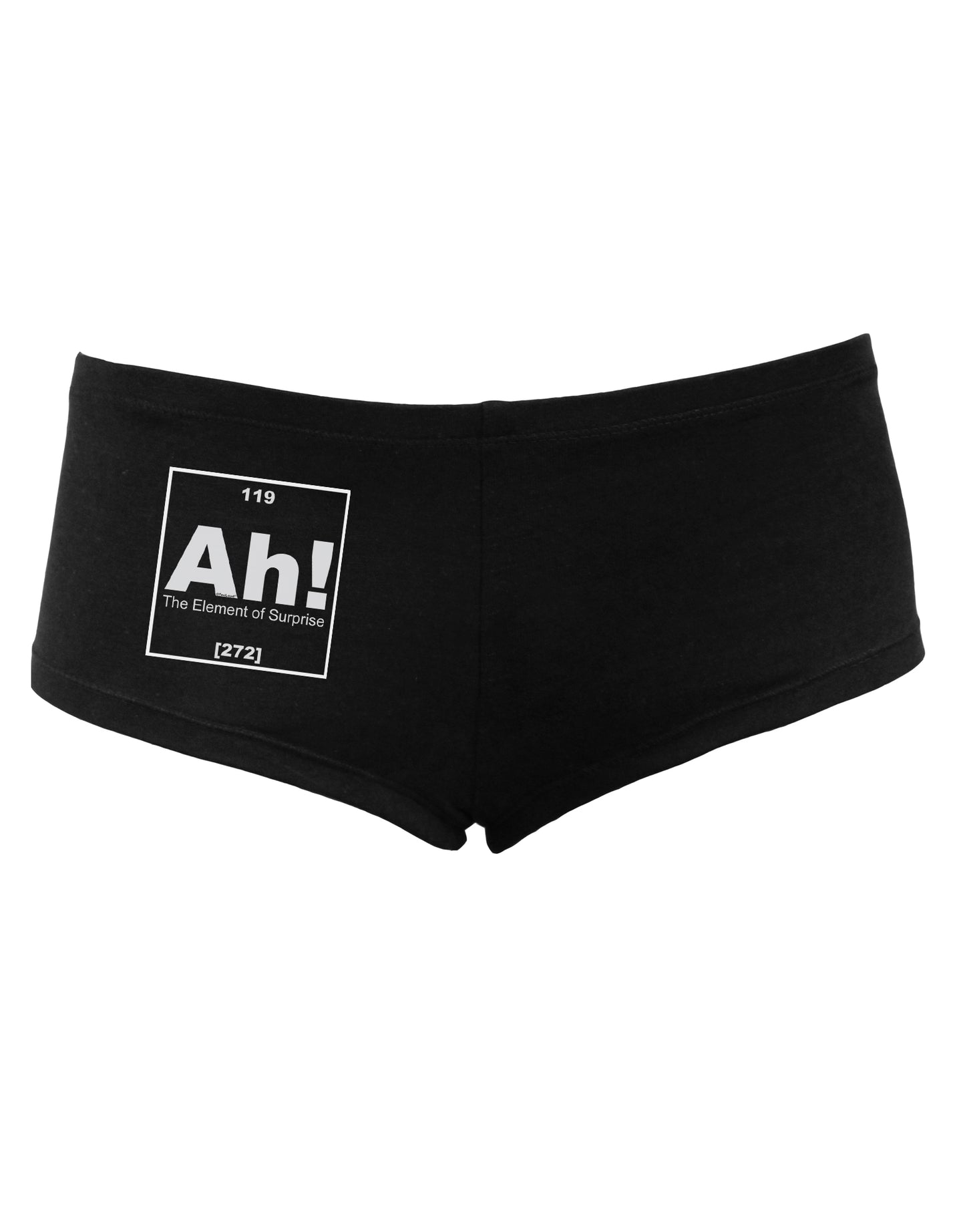 Ah the Element of Surprise Funny Science Women's Dark Boyshorts by TooLoud-Boyshorts-TooLoud-Black-Small-Davson Sales
