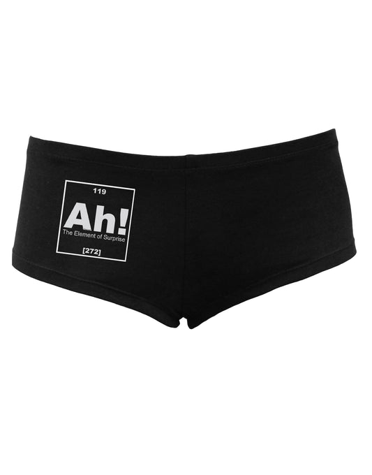 Ah the Element of Surprise Funny Science Women's Dark Boyshorts by TooLoud-Boyshorts-TooLoud-Black-Small-Davson Sales