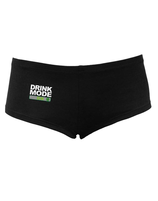 Drink Mode On Women's Dark Boyshorts by TooLoud-Boyshorts-TooLoud-Black-Small-Davson Sales