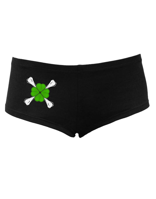 Clover and Crossbones Women's Dark Boyshorts by TooLoud-Boyshorts-TooLoud-Black-Small-Davson Sales