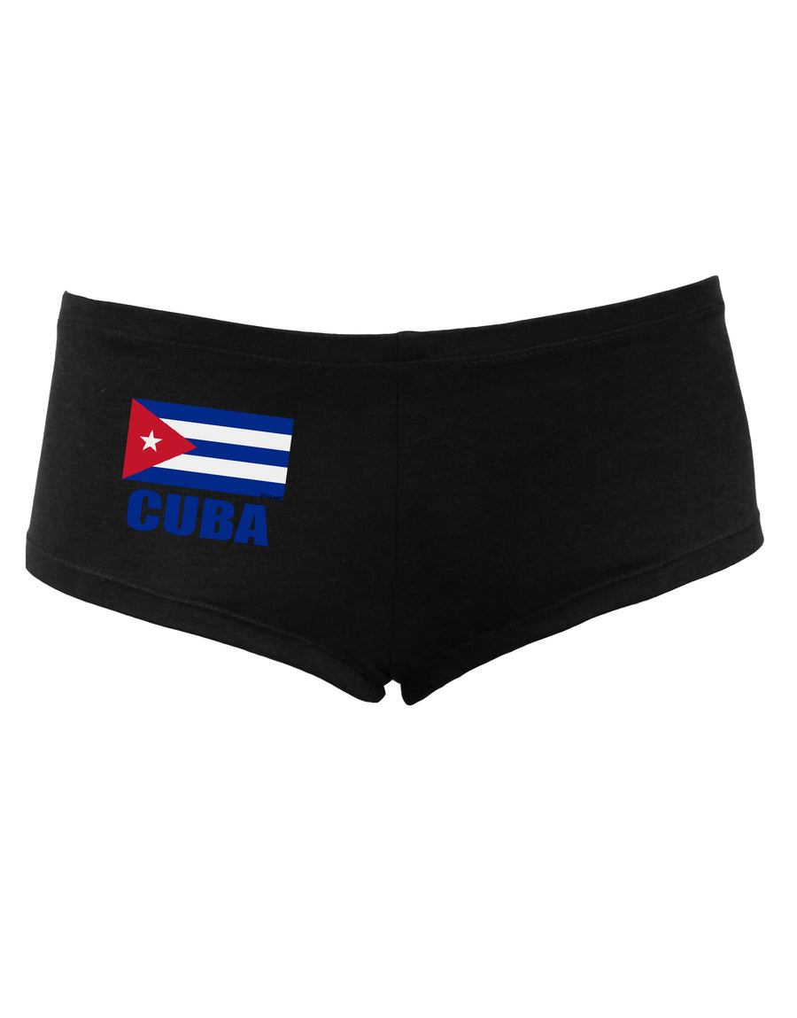 Cuba Flag Cuban Pride Women's Dark Boyshorts by TooLoud-Boyshorts-TooLoud-Black-Small-Davson Sales