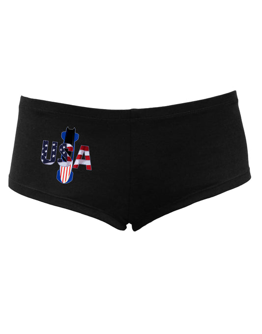 USA Bobsled Women's Dark Boyshorts by TooLoud-Boyshorts-TooLoud-Black-Small-Davson Sales