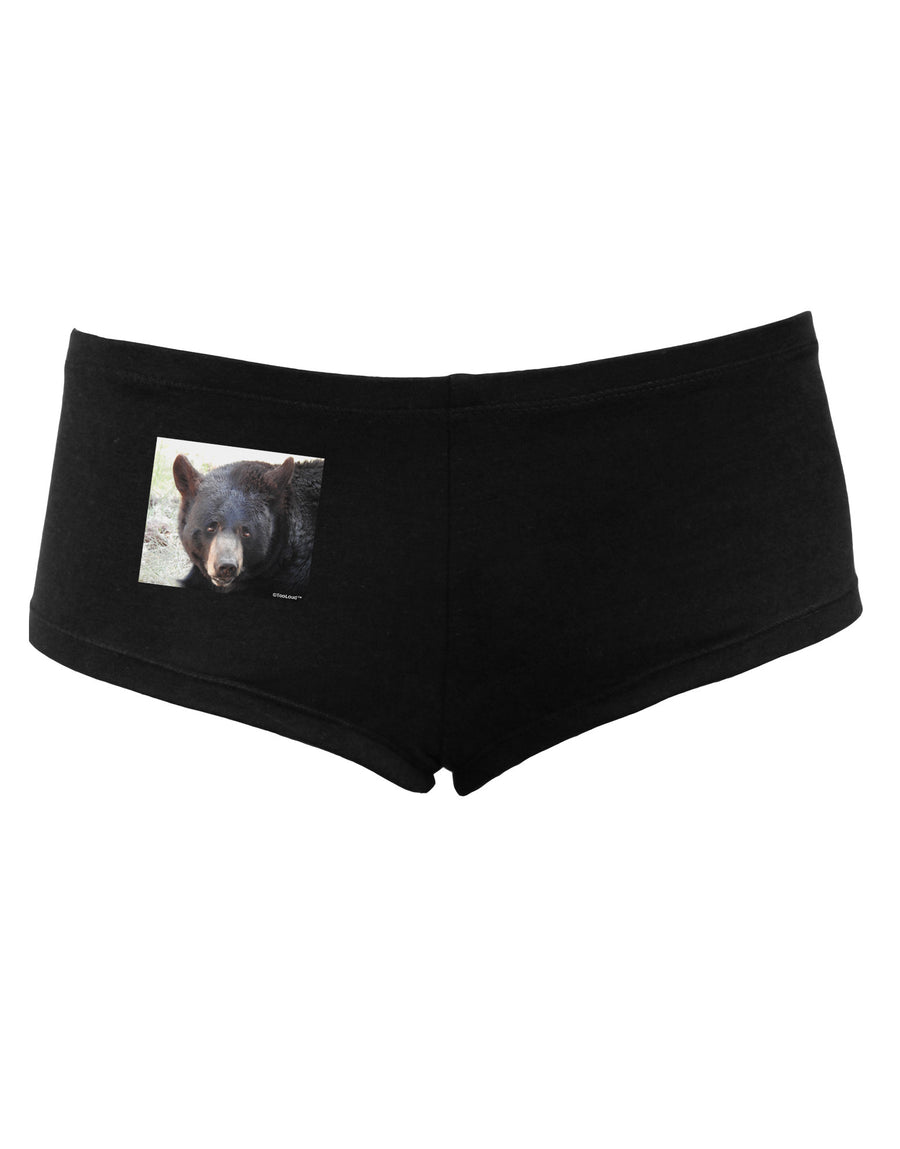 Staring Black Bear Women's Dark Boyshorts-Boyshorts-TooLoud-Black-Small-Davson Sales