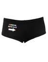 I Think He's Gay Right Women's Dark Boyshorts by TooLoud-Boyshorts-TooLoud-Black-Small-Davson Sales