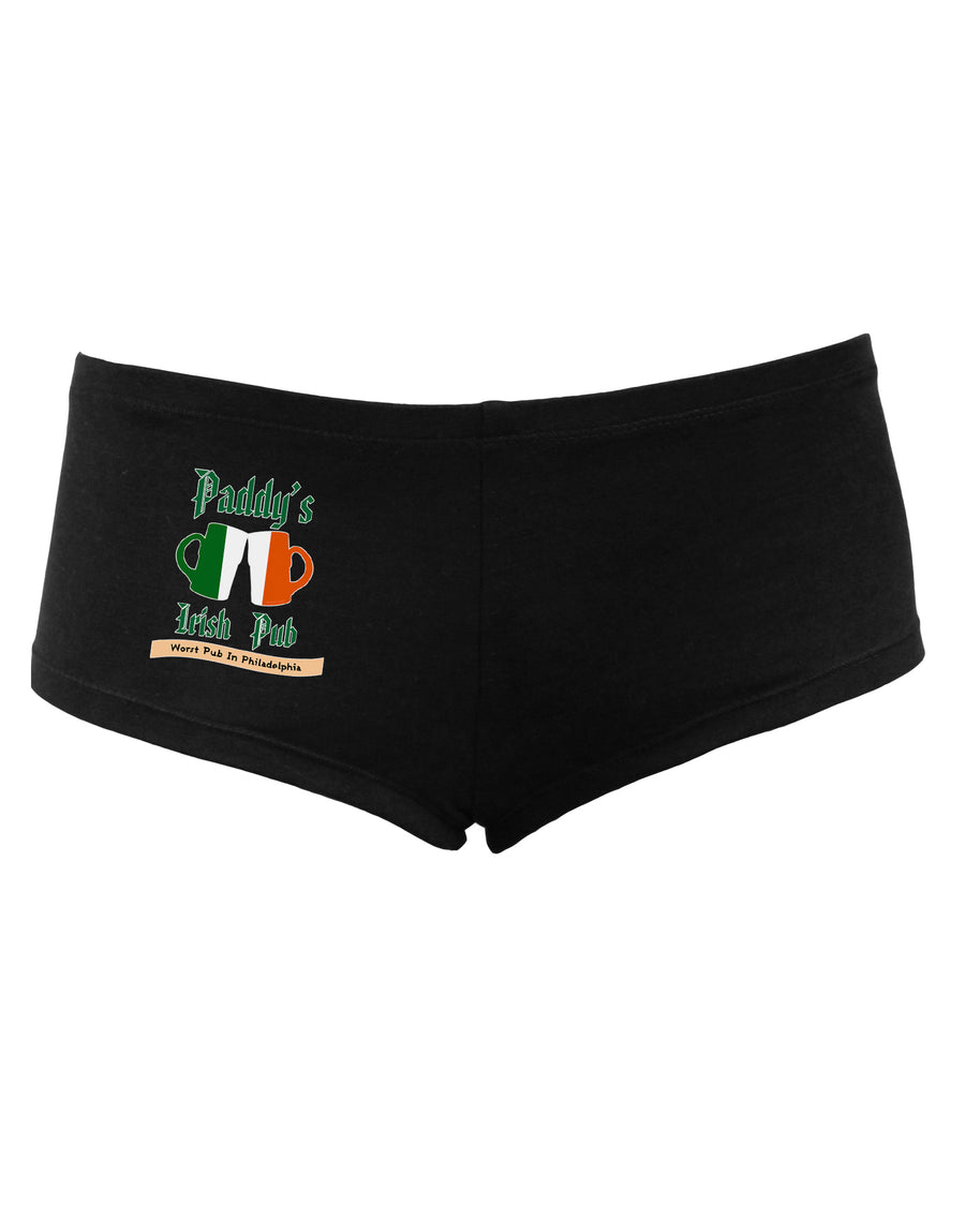 Paddy's Irish Pub Women's Dark Boyshorts by TooLoud-Boyshorts-TooLoud-Black-Small-Davson Sales