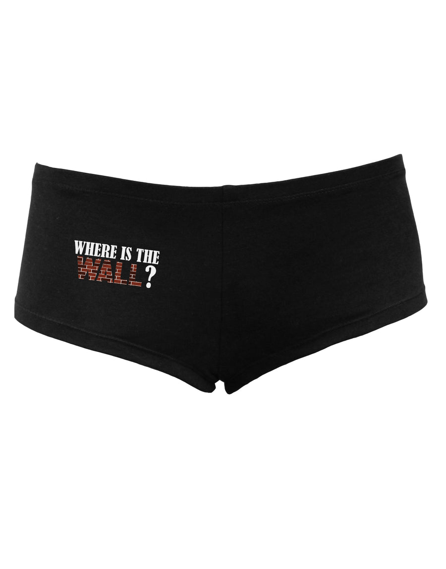 Where Is The Wall Women's Dark Boyshorts by TooLoud-Boyshorts-TooLoud-Black-Small-Davson Sales