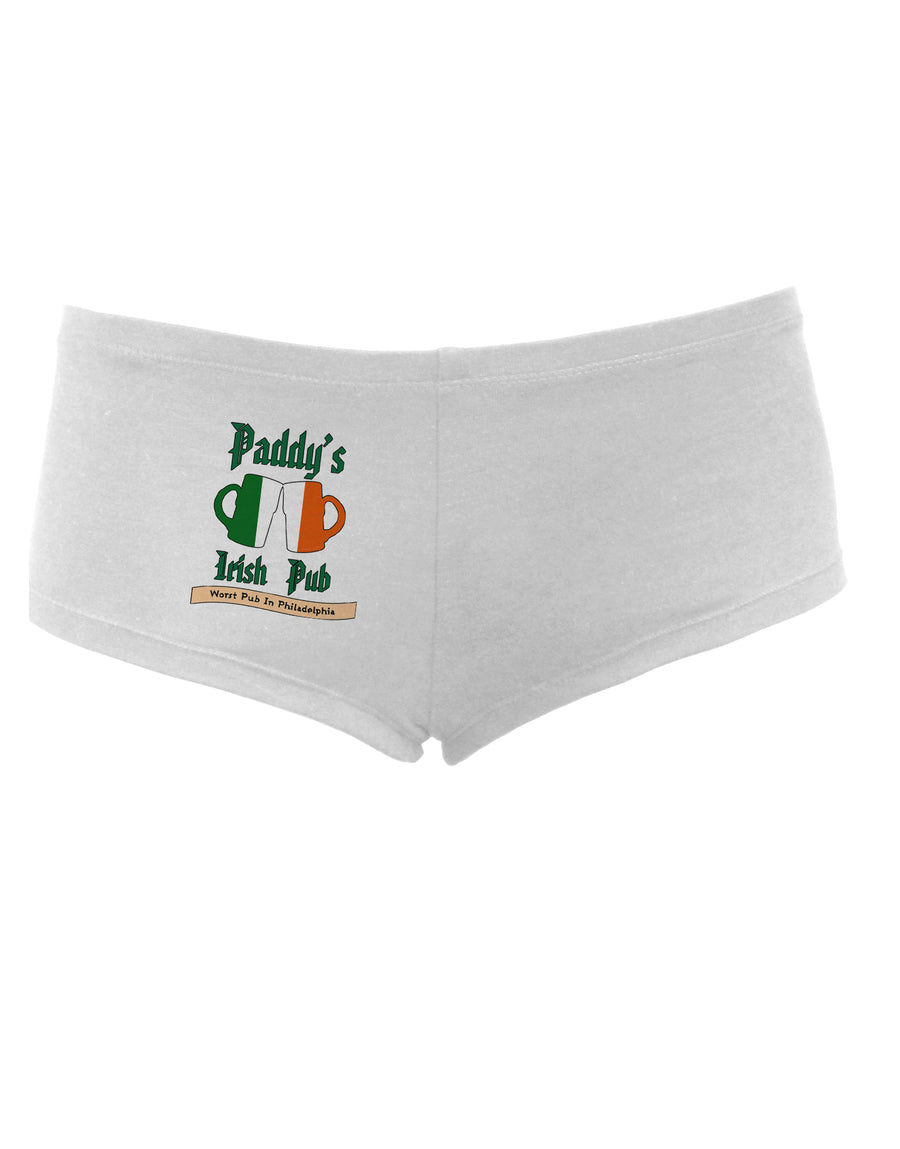 Paddy's Irish Pub Women's Boyshorts by TooLoud-Boyshorts-TooLoud-White-Small-Davson Sales