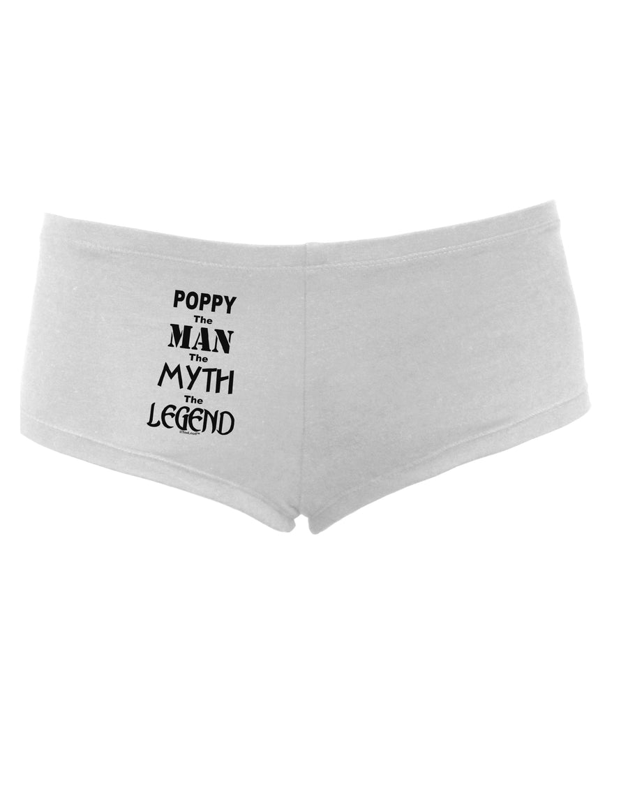 Poppy The Man The Myth The Legend Women's Boyshorts by TooLoud-Boyshorts-TooLoud-White-Small-Davson Sales