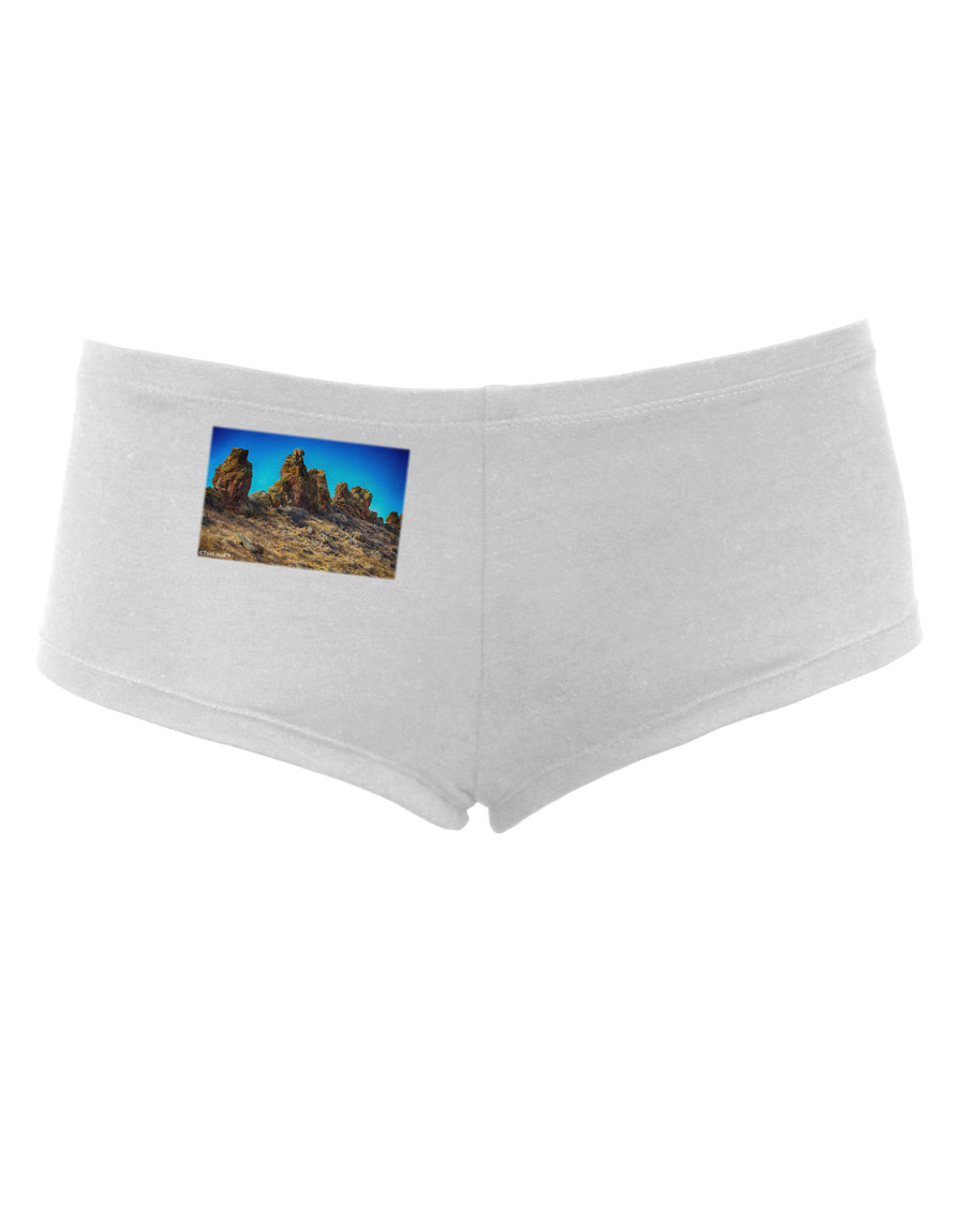 Crags in Colorado Women's Boyshorts by TooLoud-Boyshorts-TooLoud-White-Small-Davson Sales