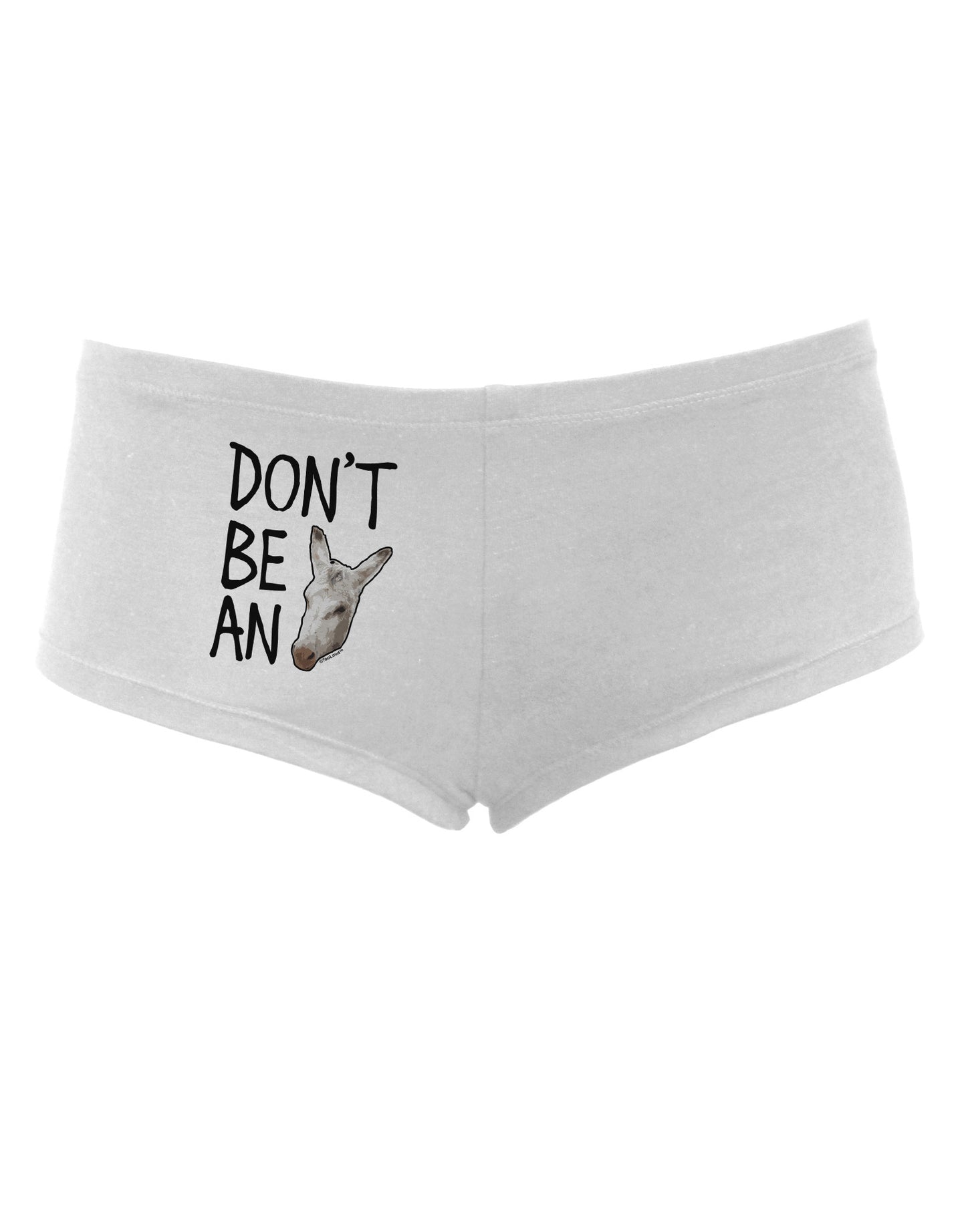 Don't Be An Ass Women's Boyshorts-Boyshorts-TooLoud-White-Small-Davson Sales