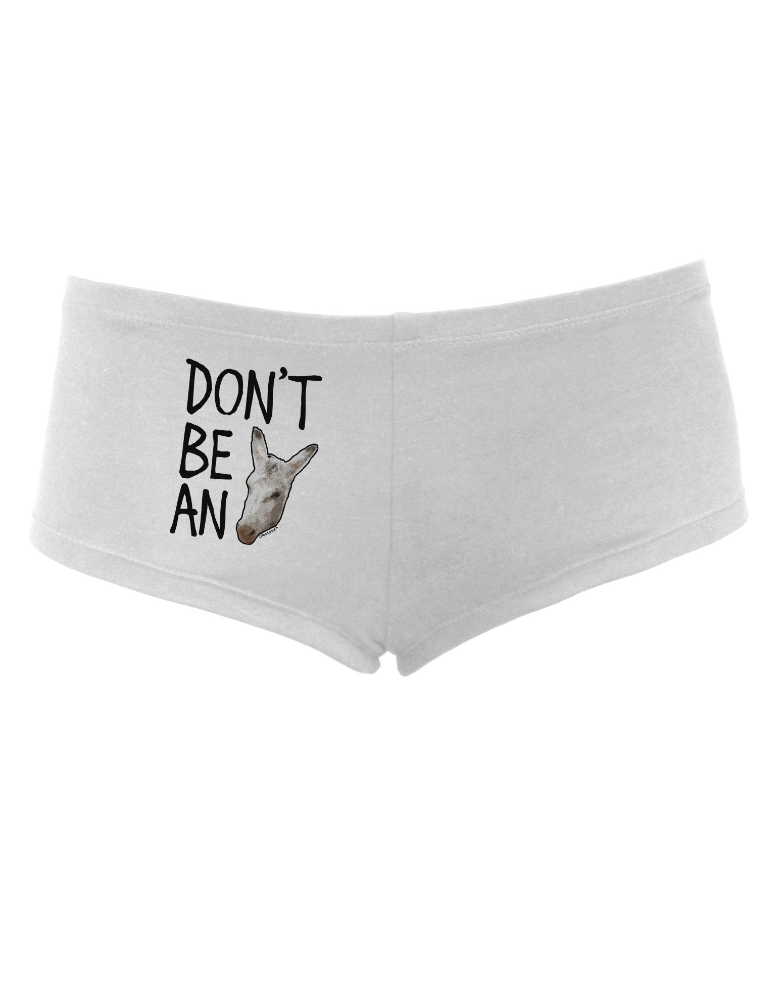 Don't Be An Ass Women's Boyshorts-Boyshorts-TooLoud-White-Small-Davson Sales