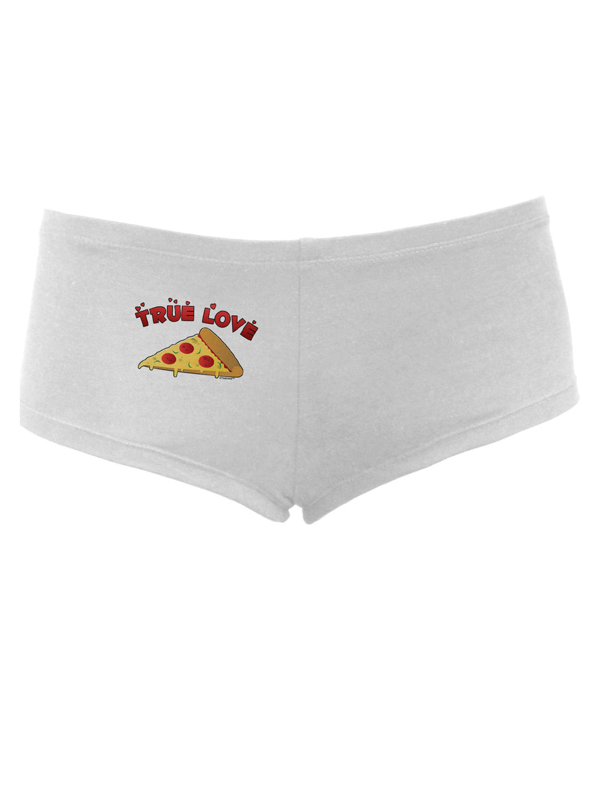 True Love - Pizza Women's Boyshorts-Boyshorts-TooLoud-White-Small-Davson Sales