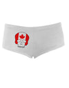 Skull Flag Canada Women's Boyshorts-Boyshorts-TooLoud-White-Small-Davson Sales