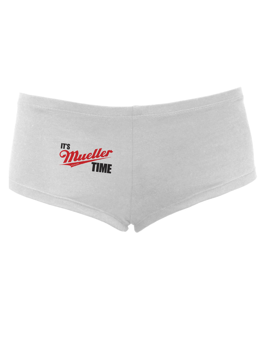 It's Mueller Time Anti-Trump Funny Women's Boyshorts by TooLoud-Boyshorts-TooLoud-White-Small-Davson Sales