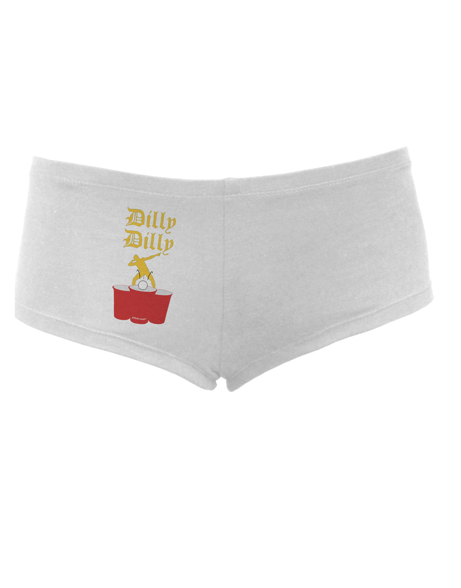 Dilly Dilly Funny Beer Women's Boyshorts by TooLoud-Boyshorts-TooLoud-White-Small-Davson Sales
