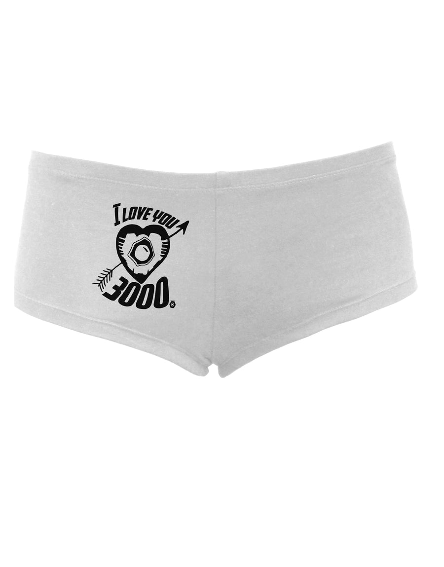 TooLoud I Love You 3000 Women's Boyshorts-Boyshorts-TooLoud-White-Small-Davson Sales