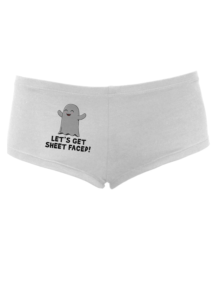 Let's Get Sheet Faced Women's Boyshorts by TooLoud-Boyshorts-TooLoud-White-Small-Davson Sales