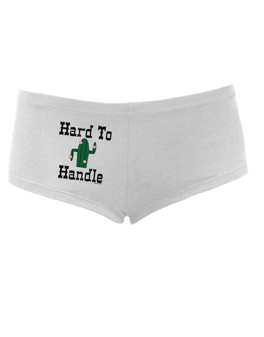 Hard To Handle Cactus Women's Boyshorts by TooLoud-Boyshorts-TooLoud-White-Small-Davson Sales
